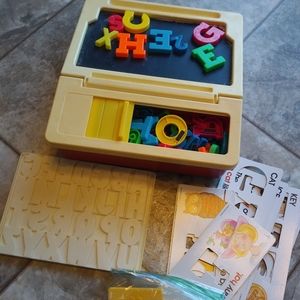 Vintage Fisher-Price play desk from 1990